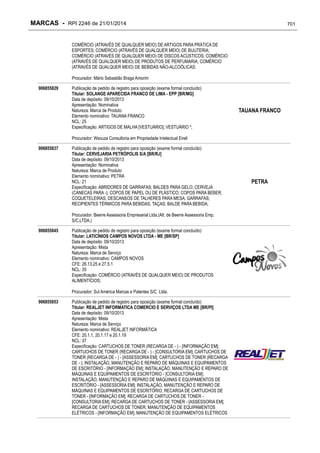 RPI - Marcas 2246 "Vervs Consultoria" 