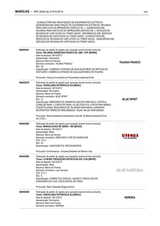 RPI - Marcas 2246 "Vervs Consultoria" 