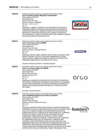 RPI - Marcas 2246 "Vervs Consultoria" 