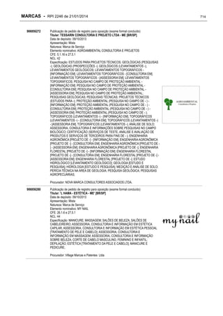 RPI - Marcas 2246 "Vervs Consultoria" 