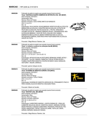 RPI - Marcas 2246 "Vervs Consultoria" 