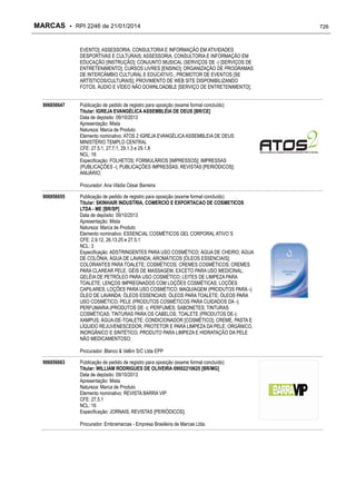 RPI - Marcas 2246 "Vervs Consultoria" 