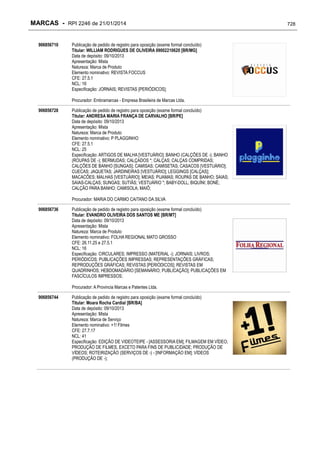 RPI - Marcas 2246 "Vervs Consultoria" 