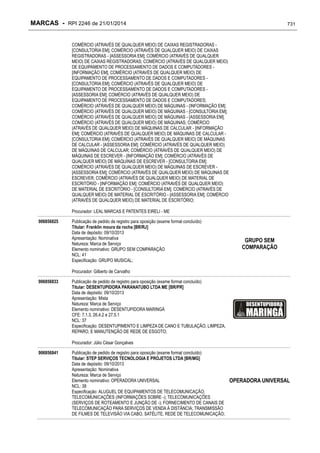 RPI - Marcas 2246 "Vervs Consultoria" 