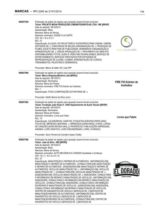 RPI - Marcas 2246 "Vervs Consultoria" 