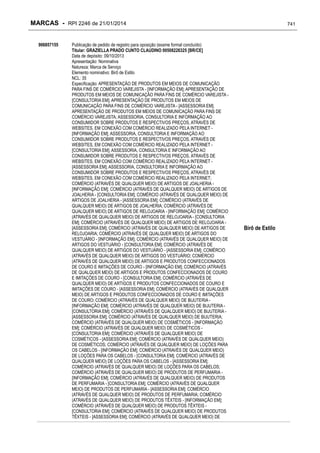 RPI - Marcas 2246 "Vervs Consultoria" 