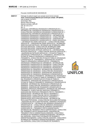 RPI - Marcas 2246 "Vervs Consultoria" 