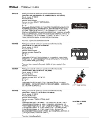 RPI - Marcas 2246 "Vervs Consultoria" 