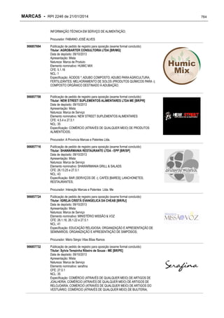 RPI - Marcas 2246 "Vervs Consultoria" 