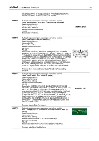 RPI - Marcas 2246 "Vervs Consultoria" 