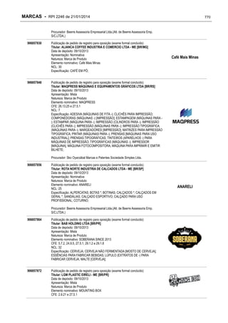 RPI - Marcas 2246 "Vervs Consultoria" 