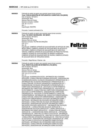 RPI - Marcas 2246 "Vervs Consultoria" 