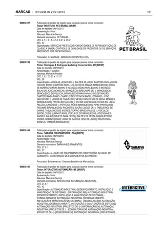 RPI - Marcas 2246 "Vervs Consultoria" 