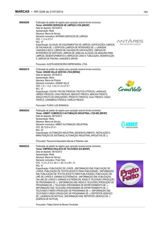 RPI - Marcas 2246 "Vervs Consultoria" 