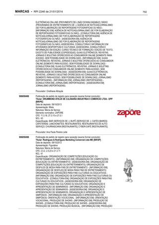 RPI - Marcas 2246 "Vervs Consultoria" 