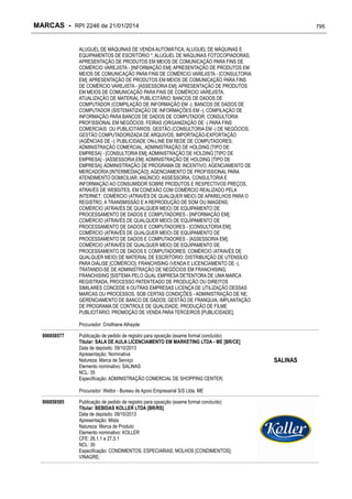 RPI - Marcas 2246 "Vervs Consultoria" 