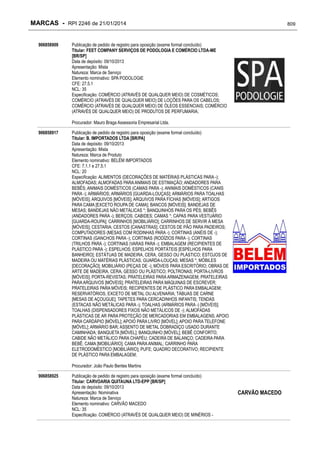 RPI - Marcas 2246 "Vervs Consultoria" 