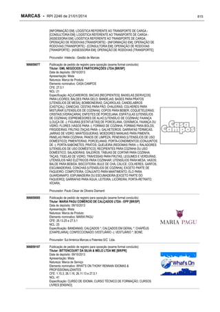 RPI - Marcas 2246 "Vervs Consultoria" 