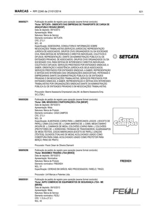 RPI - Marcas 2246 "Vervs Consultoria" 