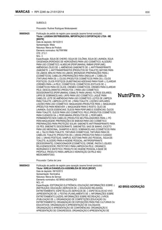 RPI - Marcas 2246 "Vervs Consultoria" 