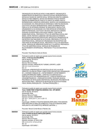 RPI - Marcas 2246 "Vervs Consultoria" 