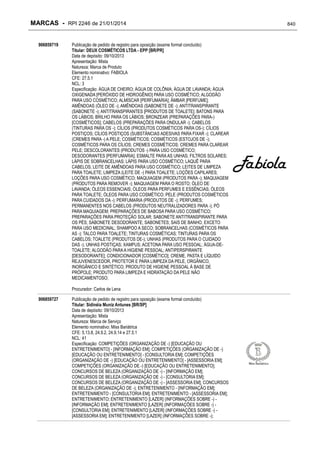 RPI - Marcas 2246 "Vervs Consultoria" 