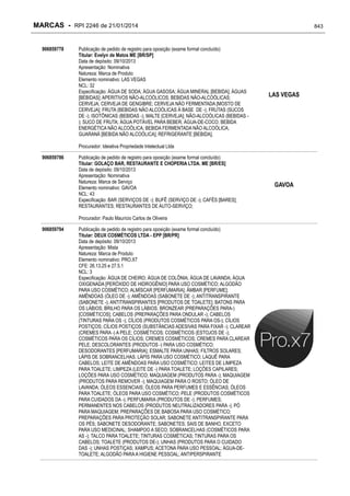 RPI - Marcas 2246 "Vervs Consultoria" 