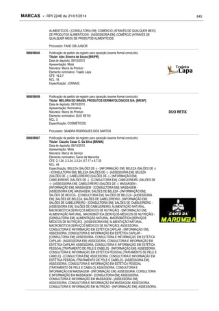 RPI - Marcas 2246 "Vervs Consultoria" 