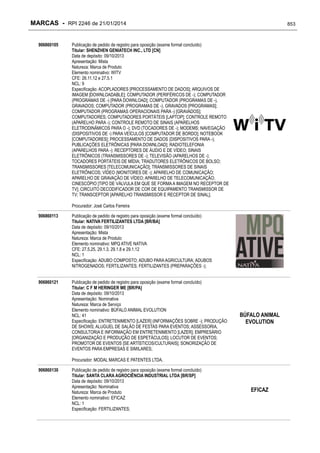 RPI - Marcas 2246 "Vervs Consultoria" 