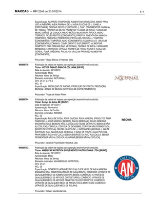 RPI - Marcas 2246 "Vervs Consultoria" 