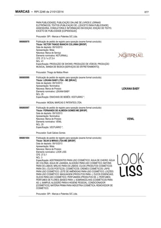 RPI - Marcas 2246 "Vervs Consultoria" 