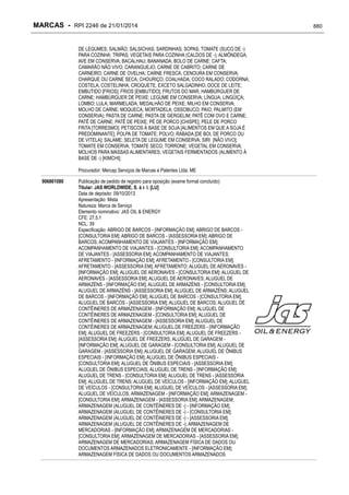 RPI - Marcas 2246 "Vervs Consultoria" 