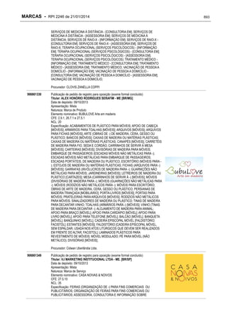 RPI - Marcas 2246 "Vervs Consultoria" 