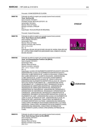 RPI - Marcas 2246 "Vervs Consultoria" 