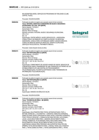 RPI - Marcas 2246 "Vervs Consultoria" 