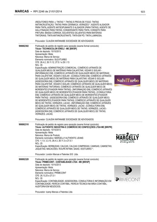 RPI - Marcas 2246 "Vervs Consultoria" 