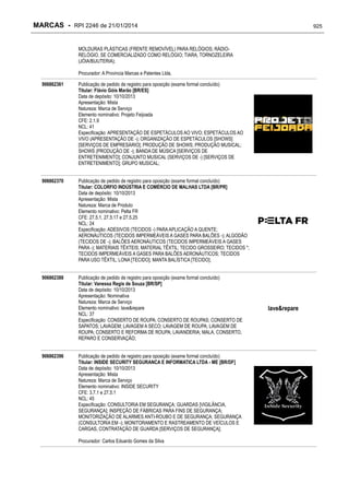 RPI - Marcas 2246 "Vervs Consultoria" 