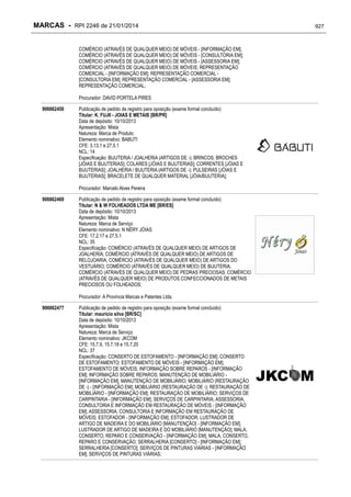 RPI - Marcas 2246 "Vervs Consultoria" 