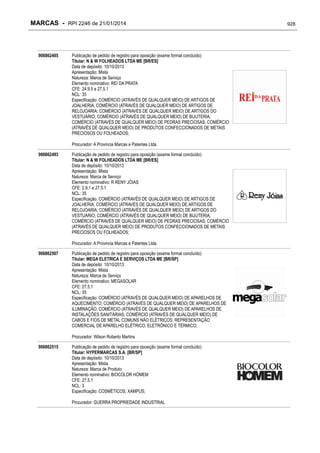 RPI - Marcas 2246 "Vervs Consultoria" 