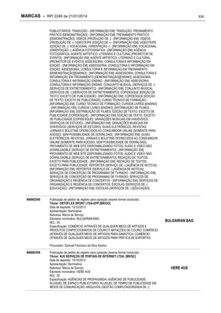 RPI - Marcas 2246 "Vervs Consultoria" 