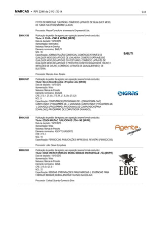 RPI - Marcas 2246 "Vervs Consultoria" 