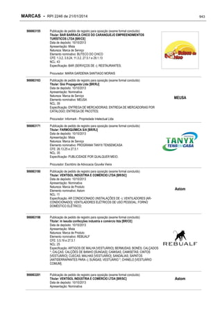 RPI - Marcas 2246 "Vervs Consultoria" 