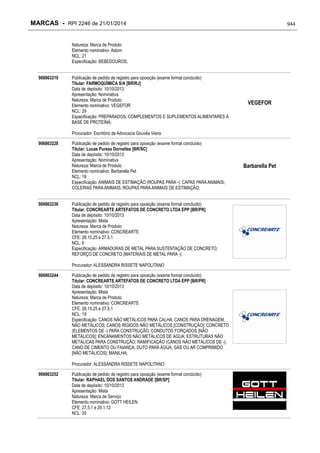 RPI - Marcas 2246 "Vervs Consultoria" 