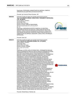 RPI - Marcas 2246 "Vervs Consultoria" 