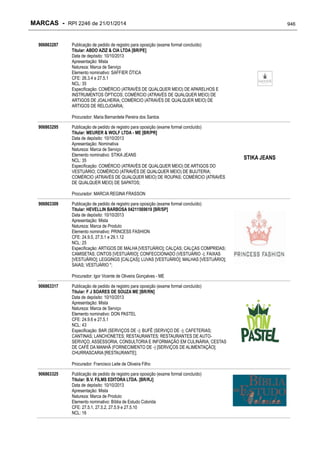 RPI - Marcas 2246 "Vervs Consultoria" 