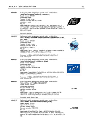 RPI - Marcas 2246 "Vervs Consultoria" 