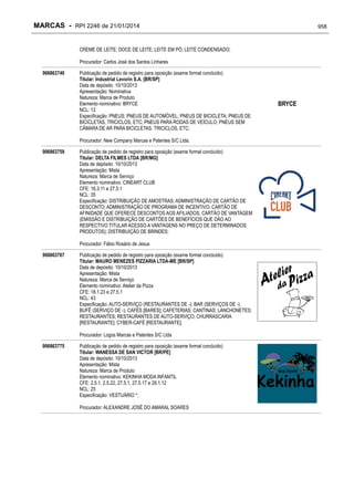 RPI - Marcas 2246 "Vervs Consultoria" 