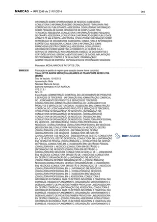 RPI - Marcas 2246 "Vervs Consultoria" 