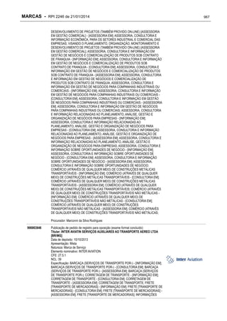 RPI - Marcas 2246 "Vervs Consultoria" 