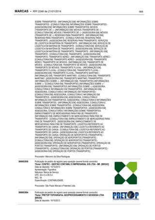 RPI - Marcas 2246 "Vervs Consultoria" 